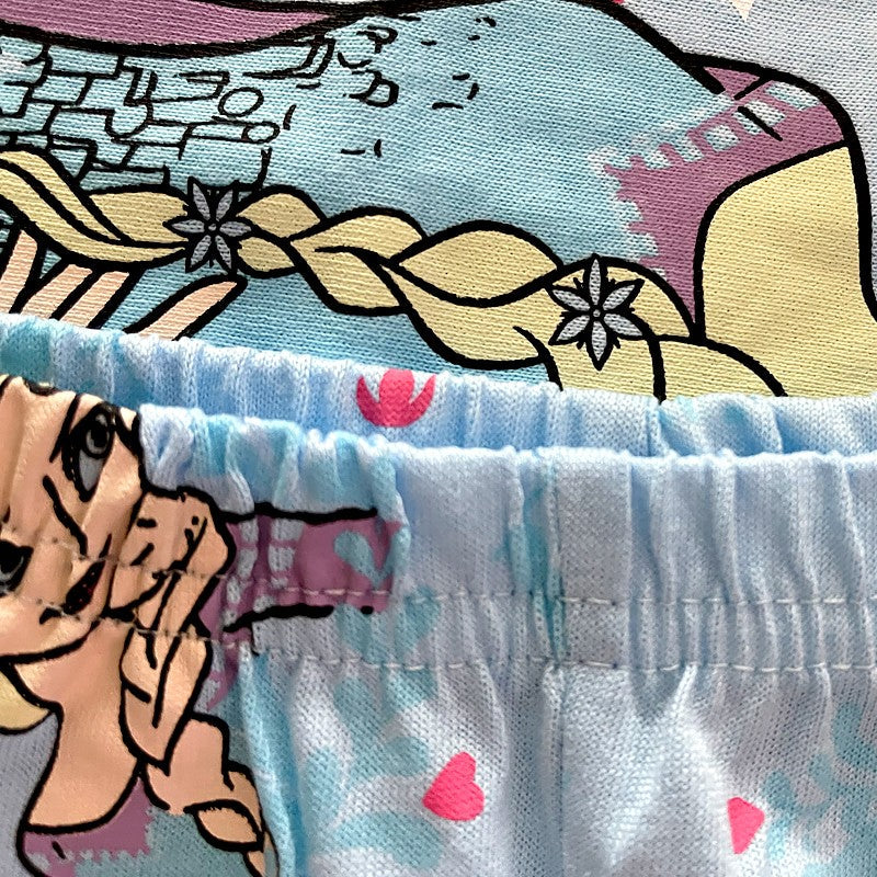 New Kids Pajama Set Cotton Soft Elsa Print Loungewear Long Sleeve Pjs Sleepwear for Toddler Boys nightwear Girls nighty