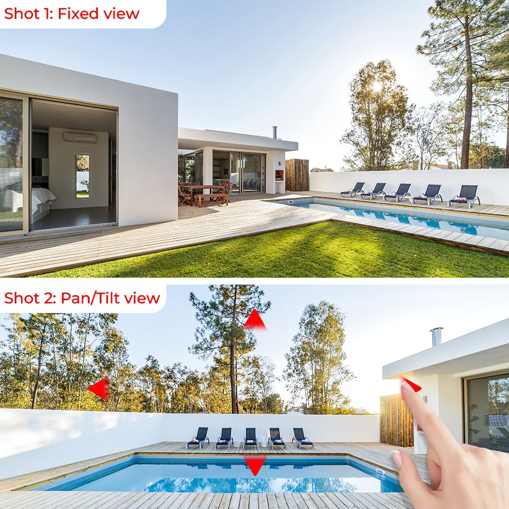 4K 8MP Wifi PTZ Camera Dual Lens Dual Screen Wireless Outdoor IP Camera Auto Tracking Security CCTV P2P Video Surveillance iCSee