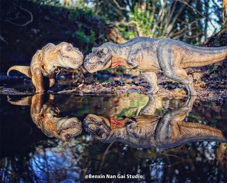 Tyrannosaurus Rex Eternal King Dinosaur Adult and Child Model Toy Figure Desktop Ornament Collection Festival Gift Surprise