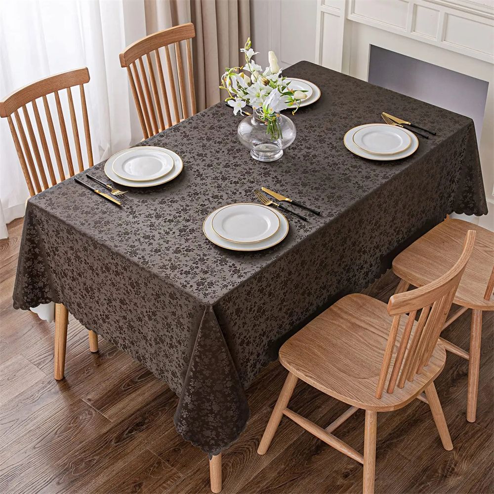 Olanly Waterproof Table Cloth Nordic Rectangular Tablecloth Round Tablecloth Non-slip Table Cover For Wedding Decor Dining Table