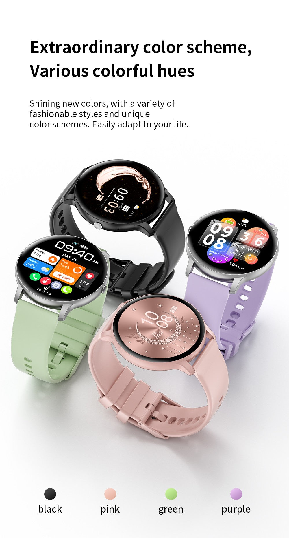 LIGE Smart Watch Women Men Bluetooth Call Sports Fitness Watches Heart Rate Health Monitor Smartwatch Ladies For Android iOS New