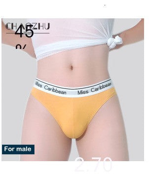 Tight Feelling Men's Underwear Stretch Seamless Unisex Men Women Panties G String Universal Tangas Hombre Sexi Men's Lingerie