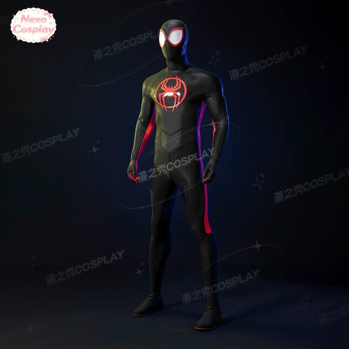 MR Miles Morales Cosplay Costume Anime Party Uniform Hallowen Play Role Clothes Clothing NexoCosplay