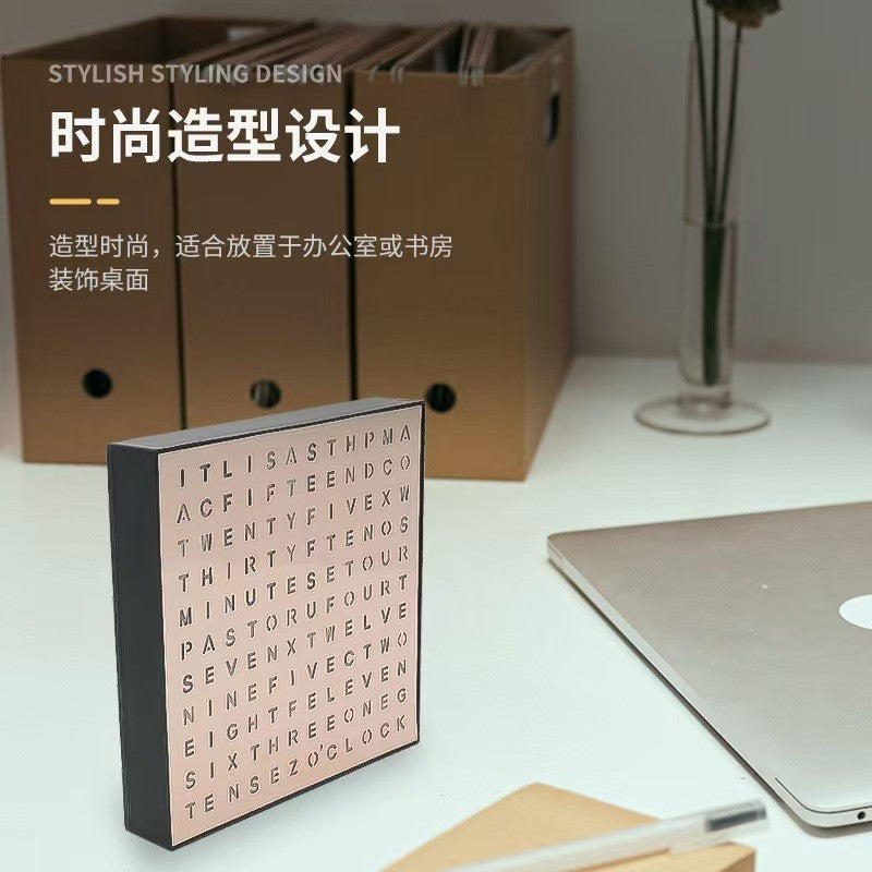 Fashion Design English Display Office Learning Reading Timer LED English Letter Display Reading Time Table
