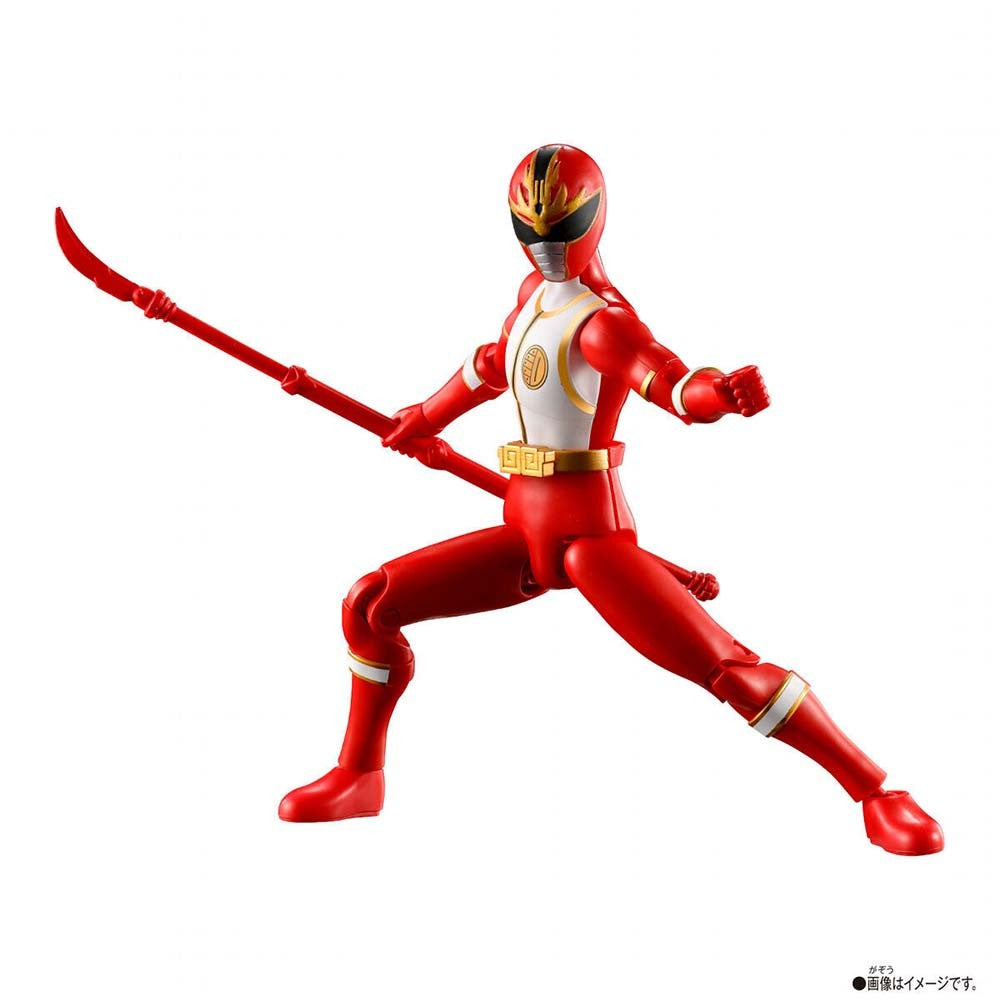 In Stock Original Bandai Action Hero Super Sentai Power Rangers Red Rangers Collection Collection Action Figures Model Toys Gift
