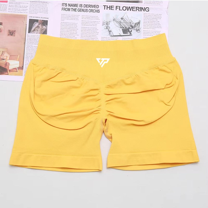 High Quality Women's Sports Stretch Fitness Shorts Yoga Training Running Pilates Tight Yoga Shorts