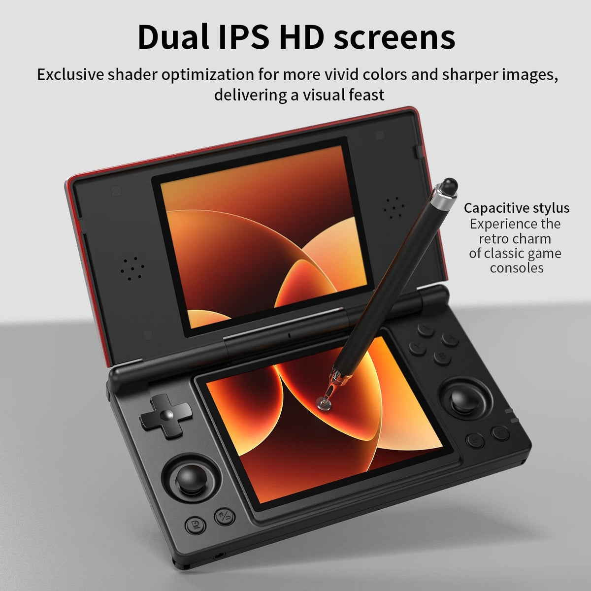 Anbernic RG DS Video Game Console Dual 4.0” IPS Screen Android 14 Support Dual Application On Split Screens & Hall PSP Gifts