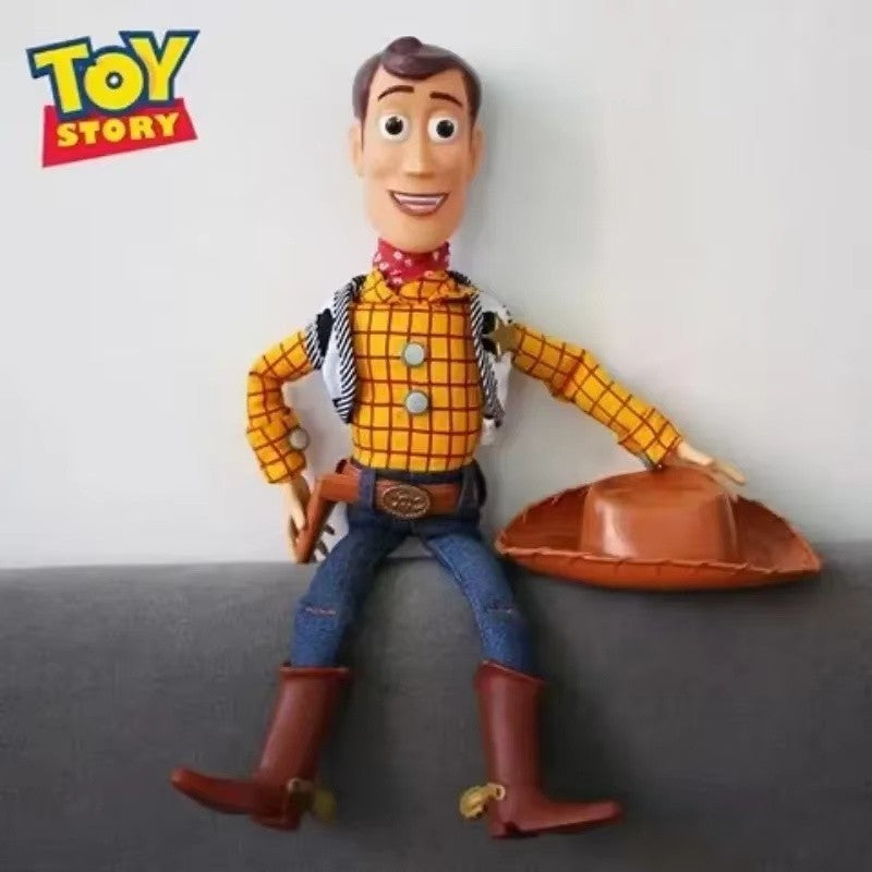 Anime Disney Toy Story 4 Talking Woody Buzz Jessie Rex Action Figures Anime Decoration Collection Figurine Toys Model For Gifts