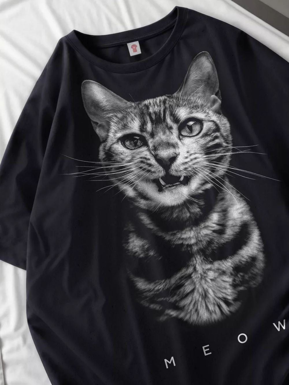 Cotton T-Shirts Women Dog Prints Cotton Tops Summer O-Neck Oversize T Shirts Casual Short Sleeve Tees Street Woman Clothes