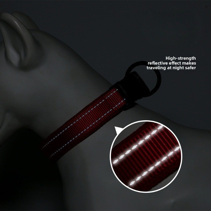 Breathable Dog Collars Adjustable Large Medium Small Nylon Pet Collar Large Dogs
