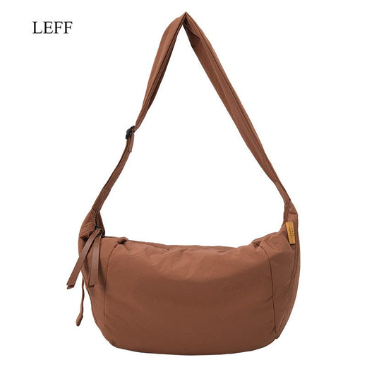 LEFF Simple Women's Crossbody Bag 2025 New Travel Casual Bag Outdoor Waterproof High Quality Shoulder Bag Uinsex Solid Colored