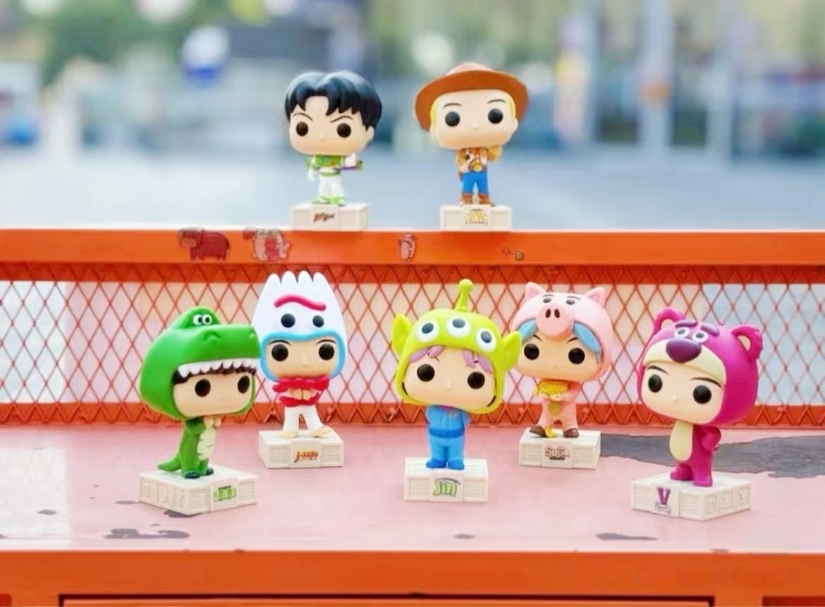 Bangtan Boys Series Action Figure Funko Pop Toy Story Co-Branded Jung Kook Limited Edition Figures Fans Collect Original Gifts