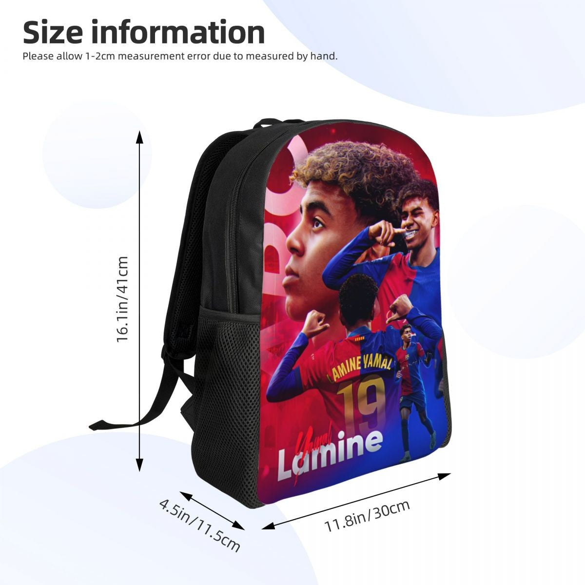 Lamine Y-Yamal Children Backpack for Kids Girls Boys Football Sports Backpacks Kawaii Daycare Child School Bag