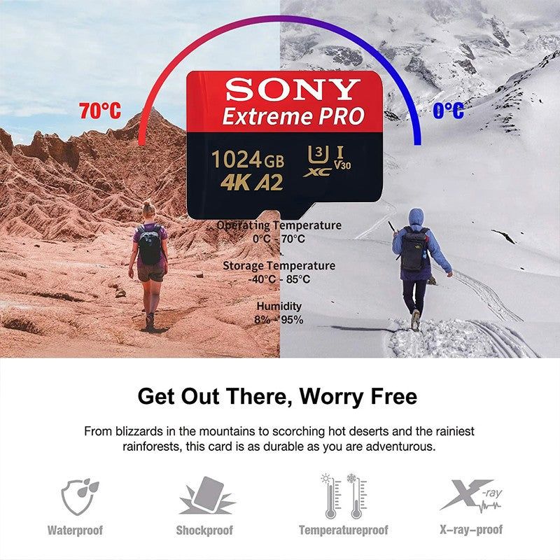 SONY Real Capacity 1TB Micro TF SD Card 512GB 256GB SD Memory Card High Speed Cartao De Memoria 128GB For Sony Lenovo Phone PC