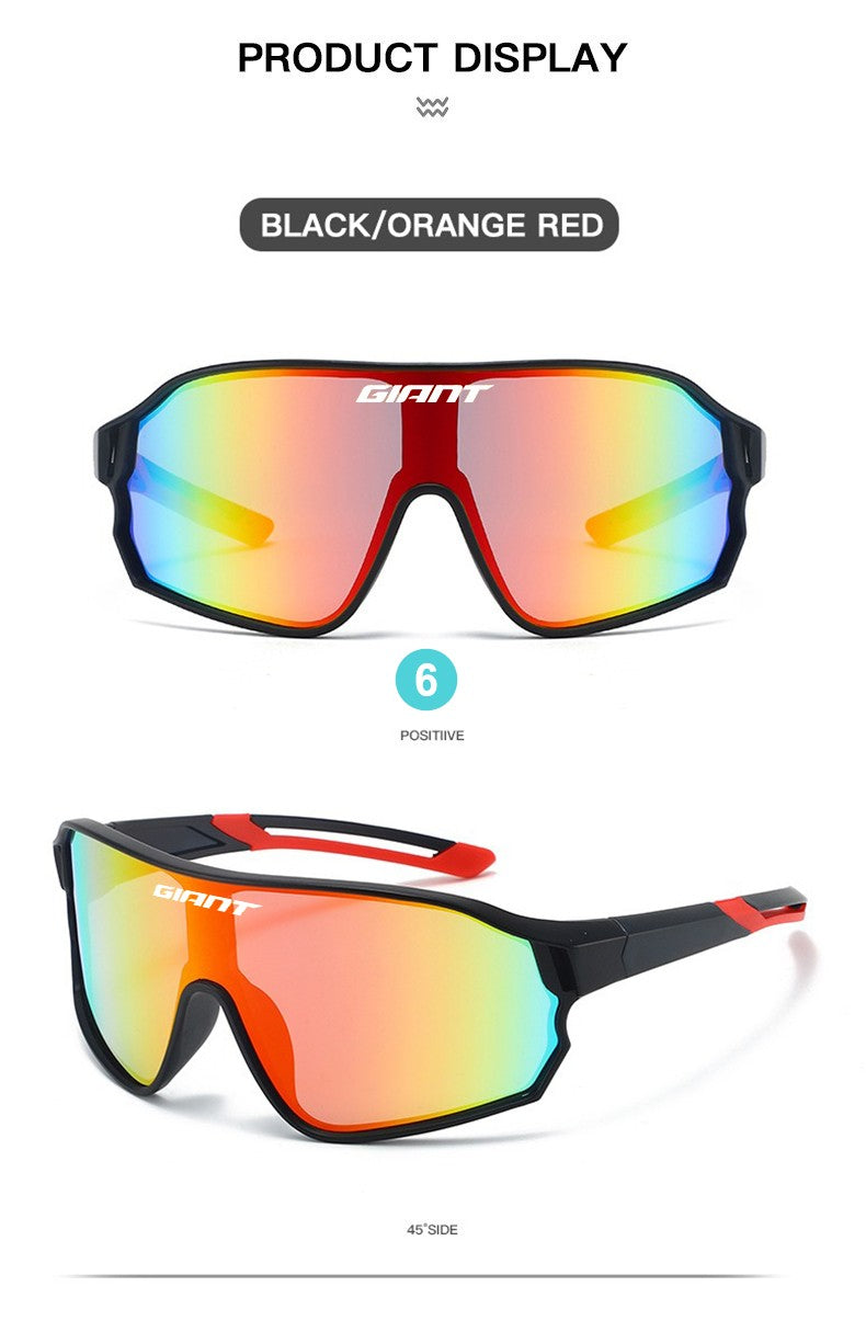 GIANT Top Seller Cycling Glasses UV400 Anti Fog REVO Lenses HD Clarity CE/ANSI Certified Cateye Design MTB/Road Bike man women