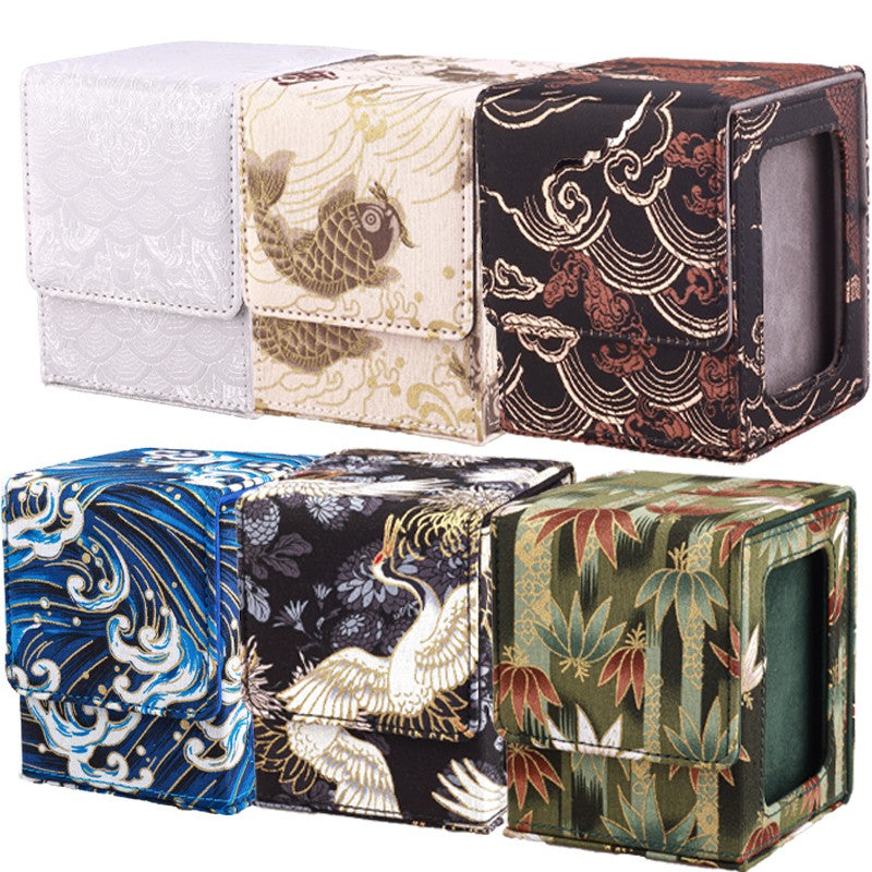 120+ Trading Card Deck Box With Display Window MTG PTCG TCG Board Games Collectible Card Cases YGO Magnetic Organiser Case Gift