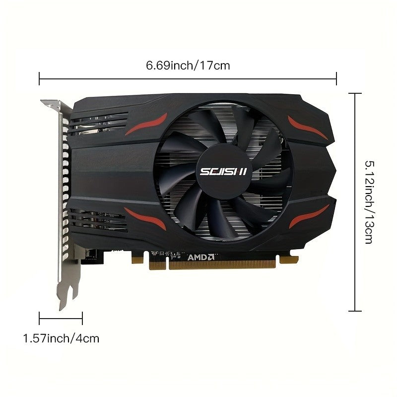 896 Stream Cores, 14nm FinFET Technology SEJISHI AMD RX560 4GB GDDR5 Graphics Card