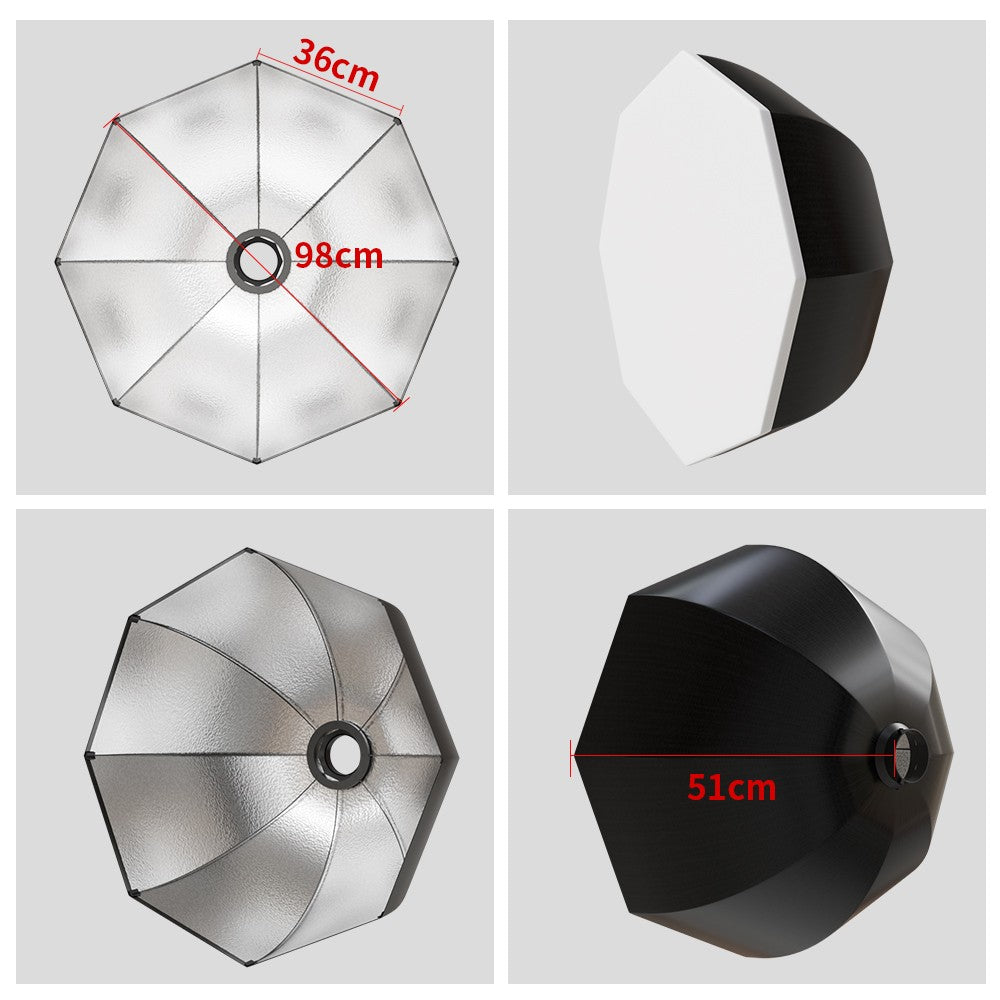135W Photography LED Video Light Daylight-Balanced Sun Lamp Bowens Softbox For Softbox Lighting Portrait Flash Studio Accessorie