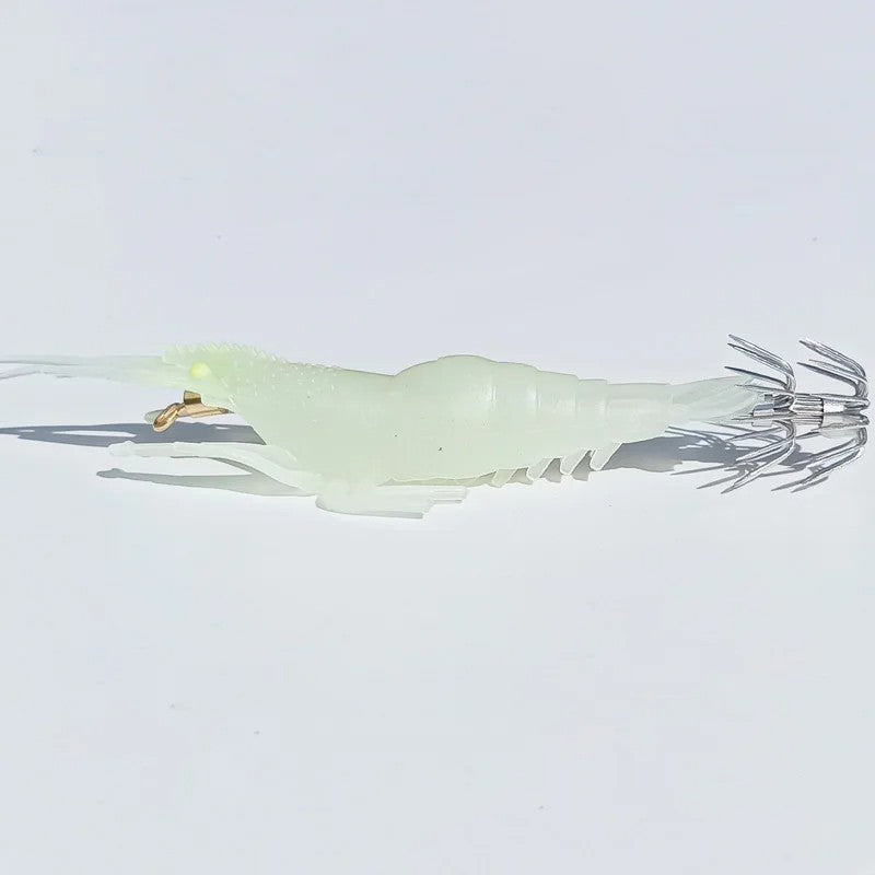 1pc 10g11cm Soft Shrimp Soft Fishing Lure Glow Octopus Cuttlefish Hook Squid Hook Artificial Bait pesca Fishing Tackle