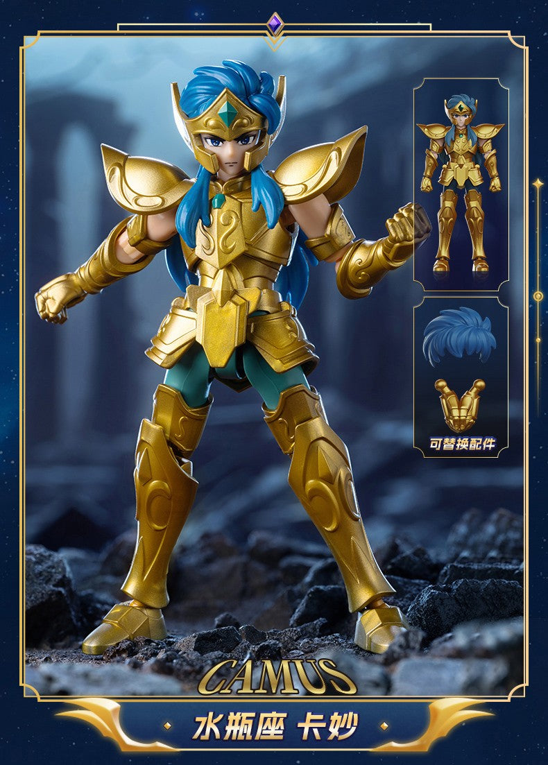 Blokees Gold Saint Action Figure Galaxy Version 02 Libra Dohko Sagittarius Saint Seiya Assembling Toys Children Birthday Gift