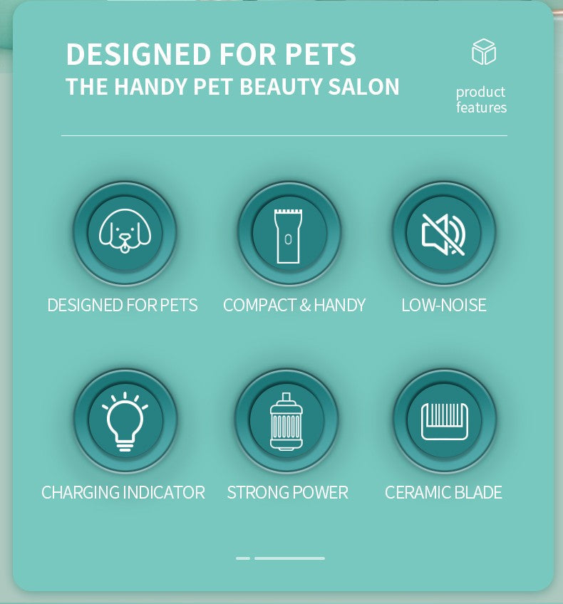 Pet grooming hospital kittensand puppies mute electric push clippers electric waterproof professional shaving haircutting talis