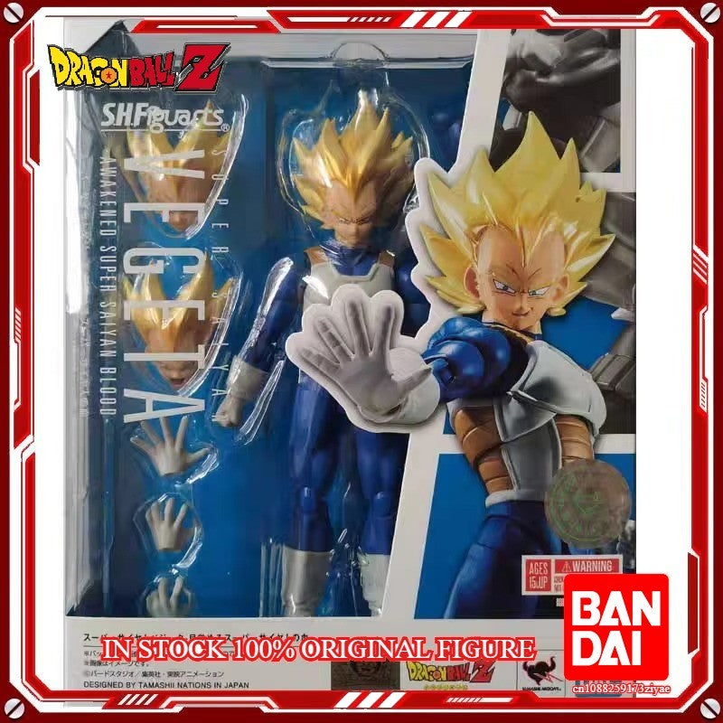 In Stock 100% Original BANDAI SPIRITS S.H.Figuarts Vegeta AWAKENED SUPER SAIYAN BLOOD Anime Figure Model Action Toys Gifts