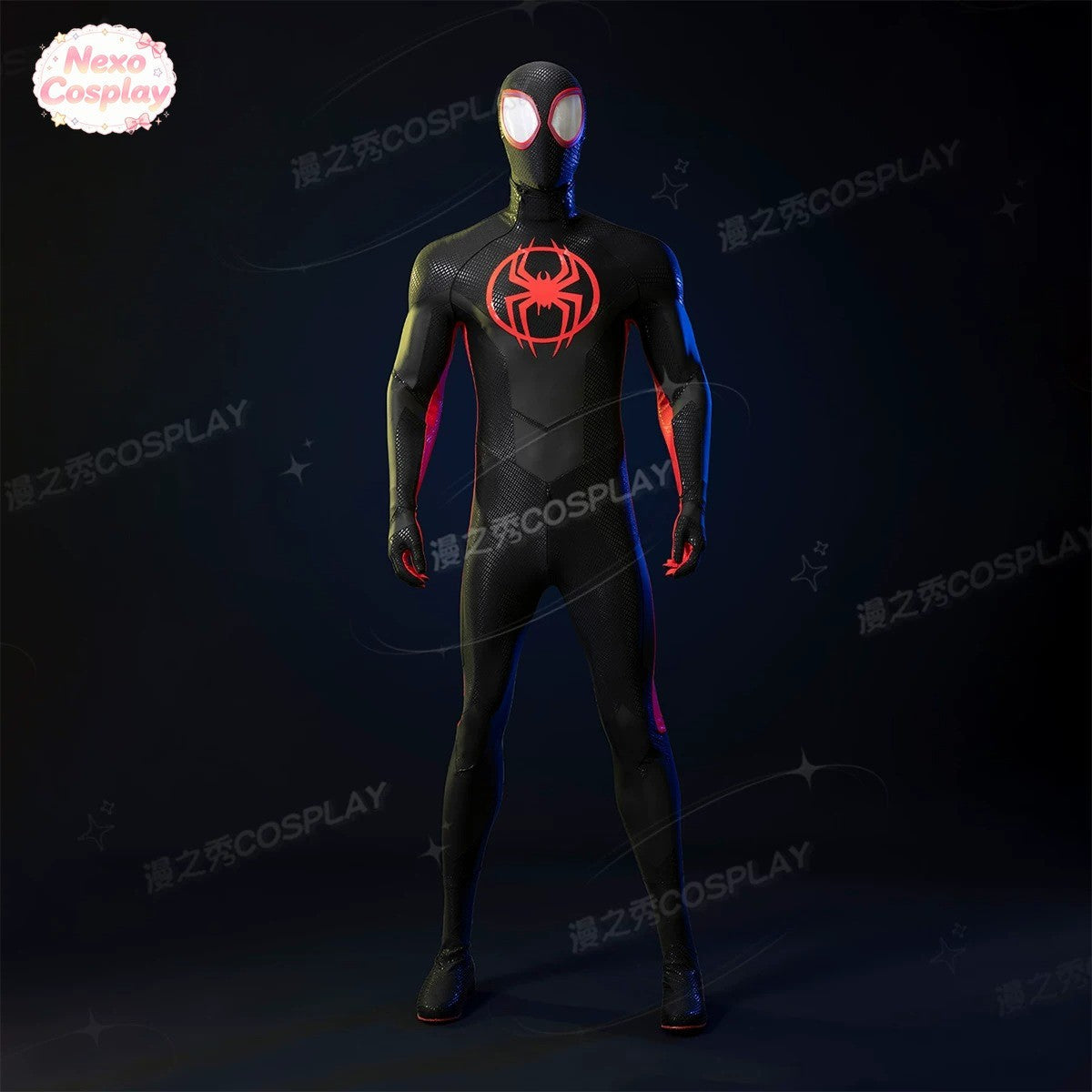 MR Miles Morales Cosplay Costume Anime Party Uniform Hallowen Play Role Clothes Clothing NexoCosplay