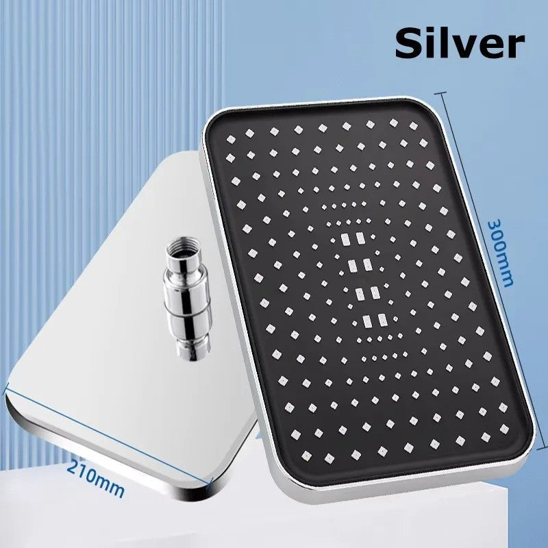 360 ° rotating water-saving shower head top spray pressurized shower head new 14 inch high-pressure shower head high flow