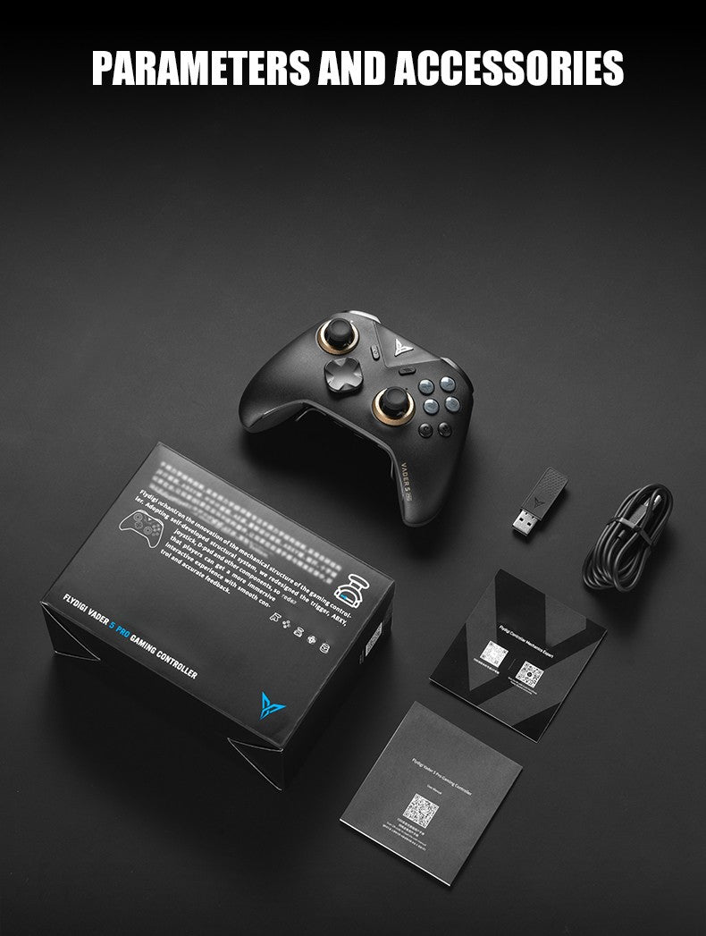 In Stock Flydigi Vader 5 Pro V2 Global Version Wireless Bluetooth Gamepad Controller Multi-Platform for PC NS2 Mobile Steam