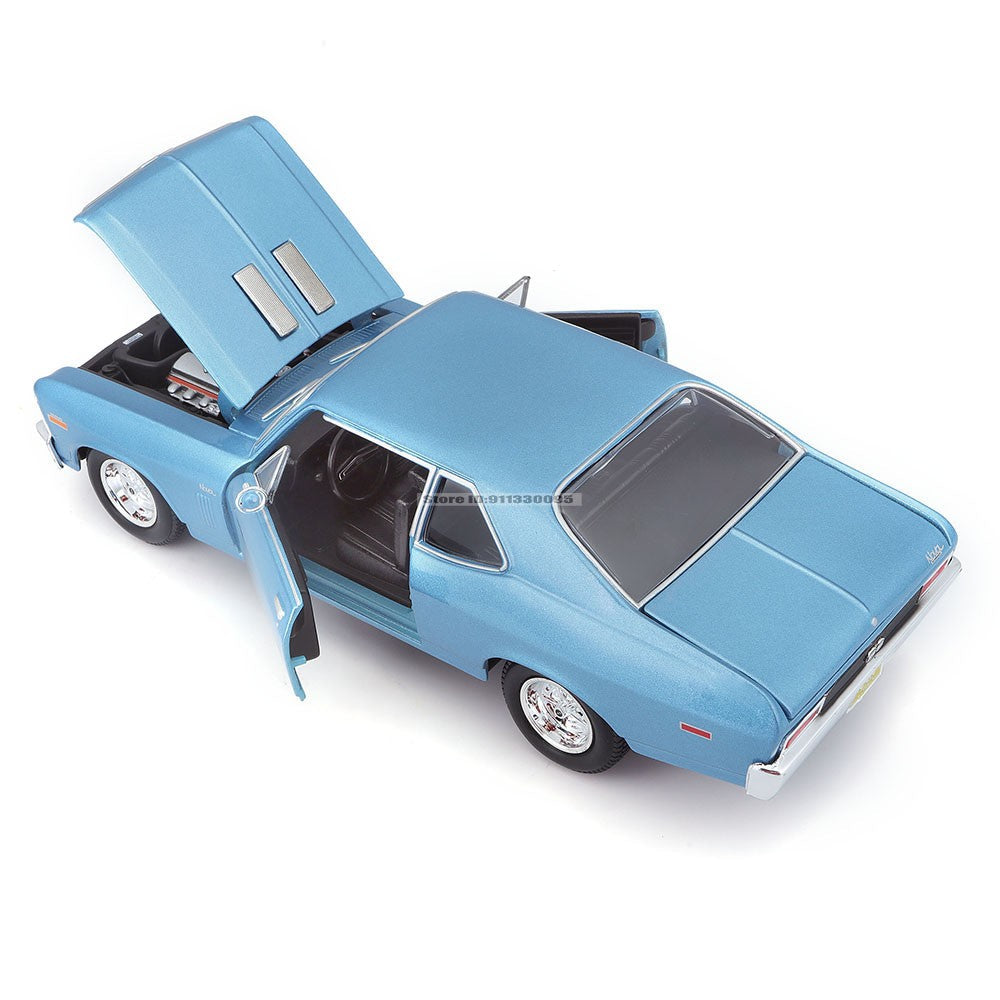Maisto 1:24 1970 Chevrolet NOVA SS alloy car model die-casting static precision model collection gift toy tide play