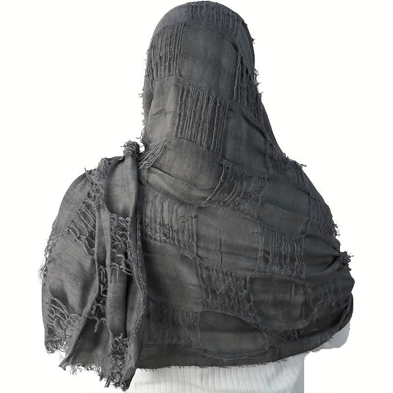 Medieval Renaissance Cloak Cape with Viking Brooch - Hooded Shawl Scarf for Halloween Costumes, Streetwear & Pop Culture Events