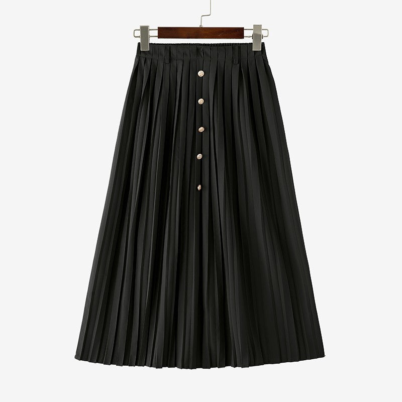 Autumn Skirts Plus Size 2025 ZANZEA Elegant Women High Waist Party Pleated Skirt Jupes Stylish Solid A-line OL Work Faldas Saia