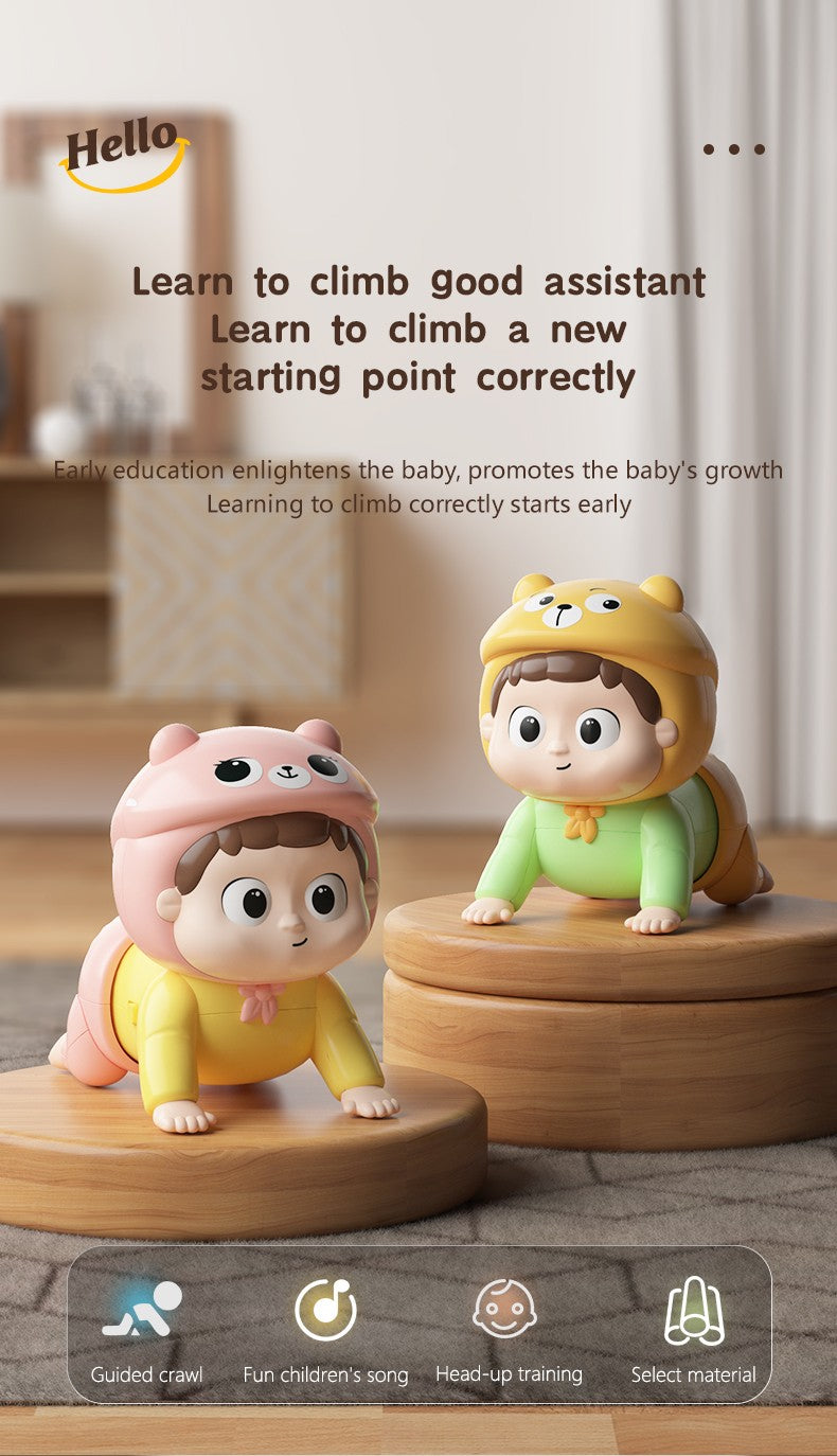 Baby Crawling Toys with Music Toddler Learn To Climb Educational Toys Baby Moving Toys Interactive Development Tummy Time Gifts