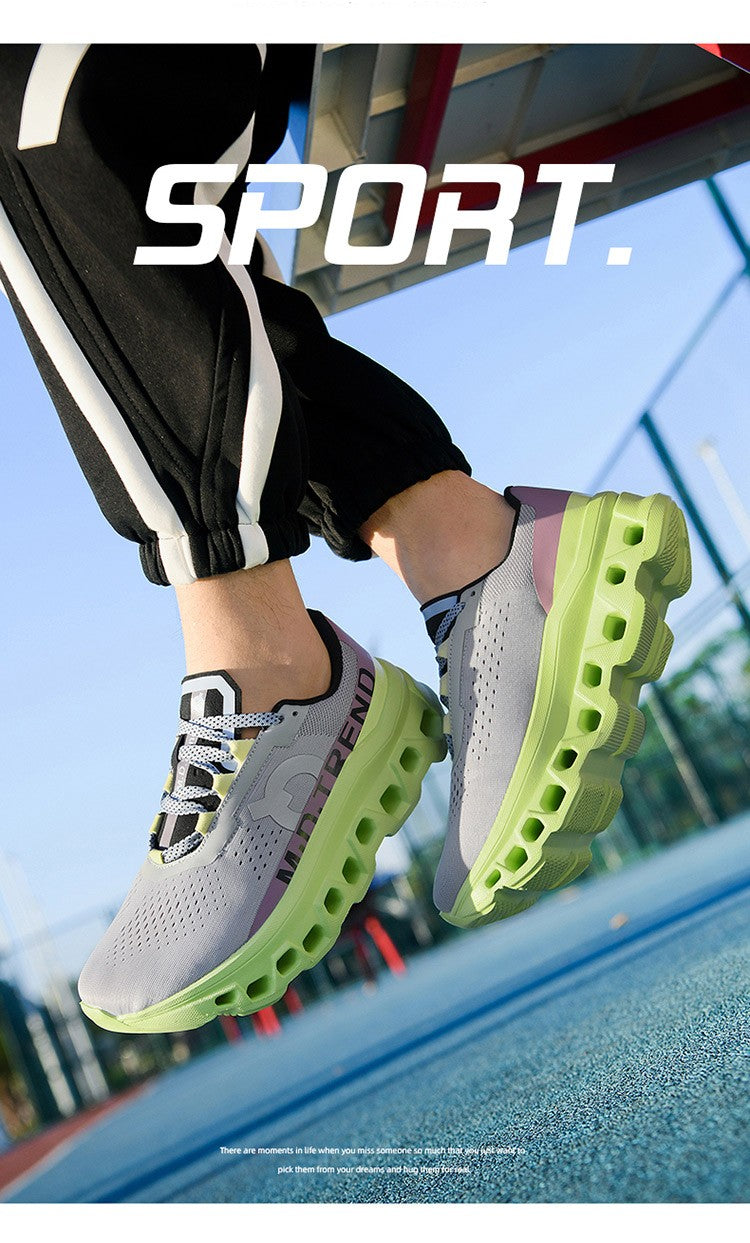 Men's Cushioning Running Shoes Lightweight Athletic Casual Sneakers Male Non-Slip Sports Shoes Outdoor Travel Walking Shoes