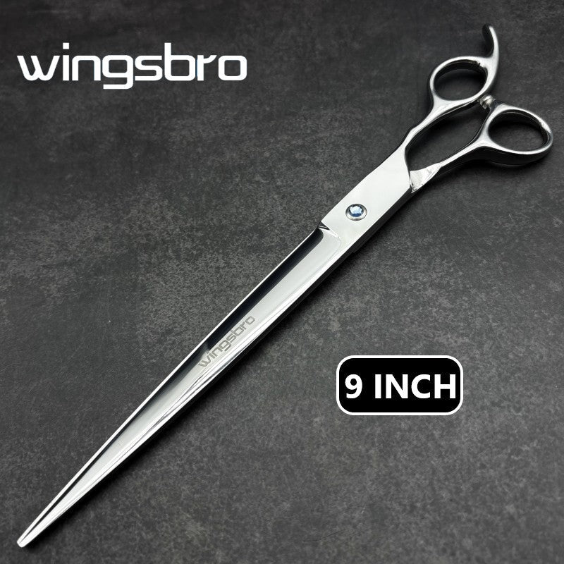 wingsbro 9 inch Professional Pet Dog Grooming Shear Pet Shop Scissors for Dog Hair Groomer Dog Stylist