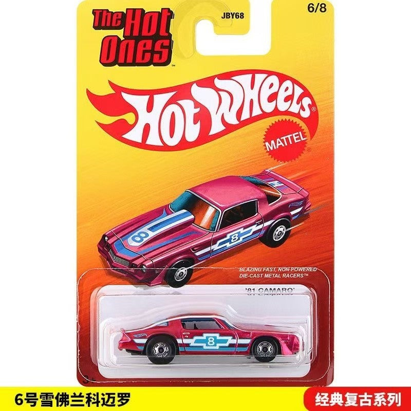 2026 Mattel New Hot Wheels Retro Super Hot Porsche 917 Volkswagen T1 Datsun Ford Gt Alloy Car Model Die-Cast Toy Car Birthday Holiday Gift Jby68