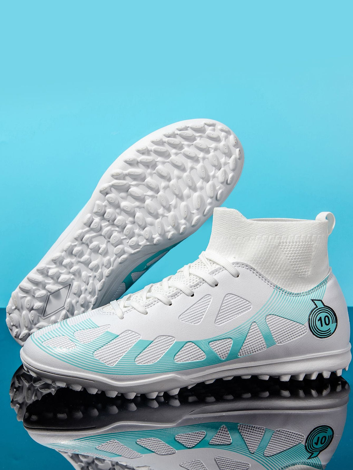 High Ankle Sports Footwear Fg/Tf Kids Soccer Cleats Football Boots Professional Men's Soccer Shoes
