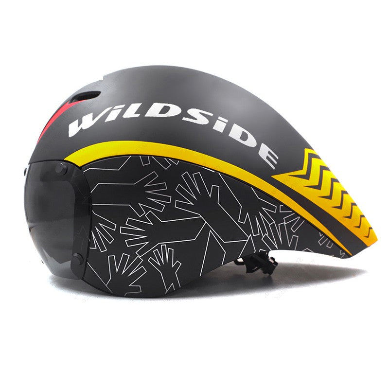 TT Cycling Helmet Lens Goggles Triathlon Tri Aero Road Bike Helmet Timetrial Race Bicycle Helmet Men Casco Ciclismo Accessories