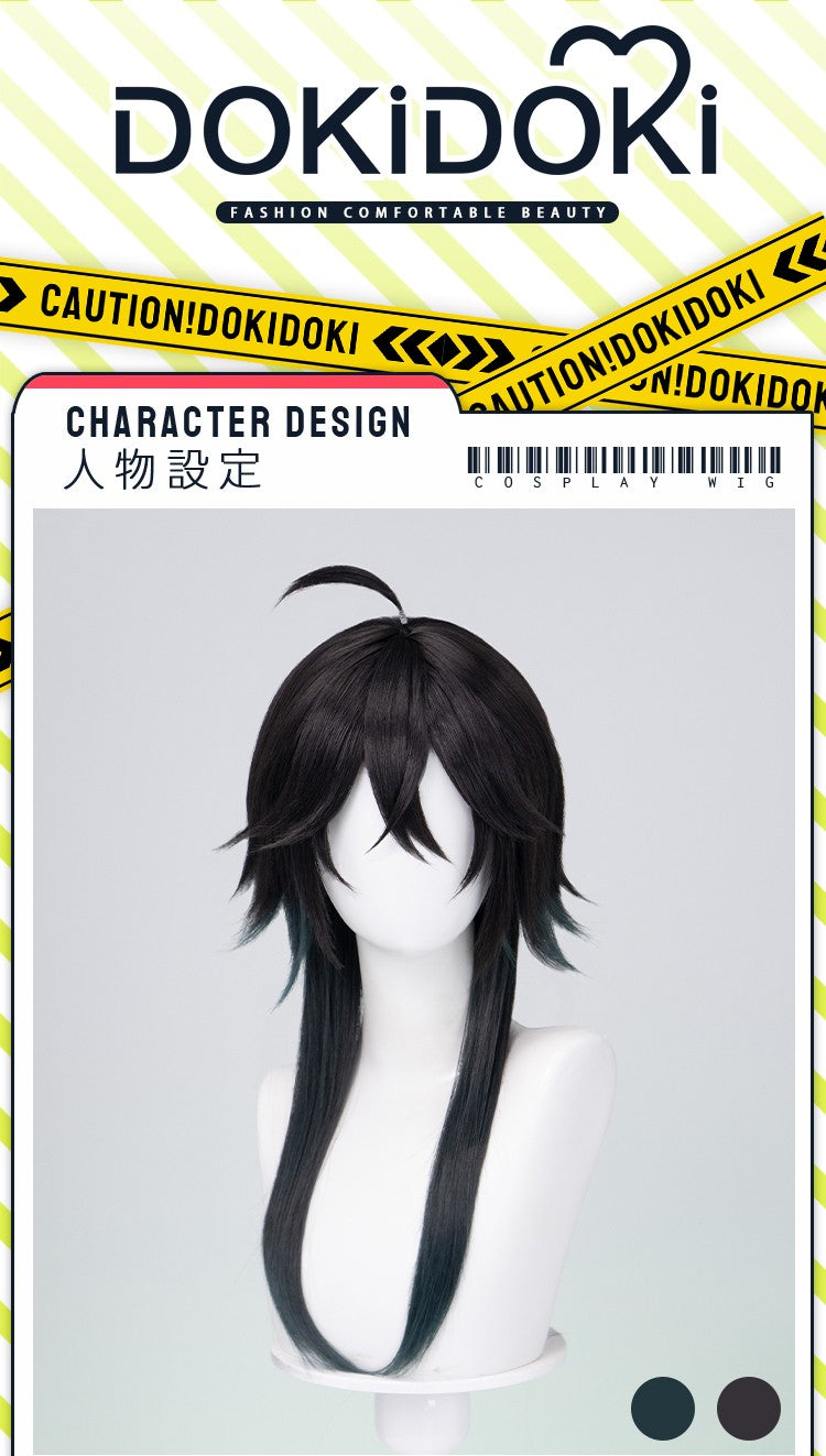 ?Ready for Ship?Idia Malleus Leona Vil Crowley Wig Game Cosplay DokiDoki Men 120cm Long Hair Fiber Idia Halloween Free Wig Cap