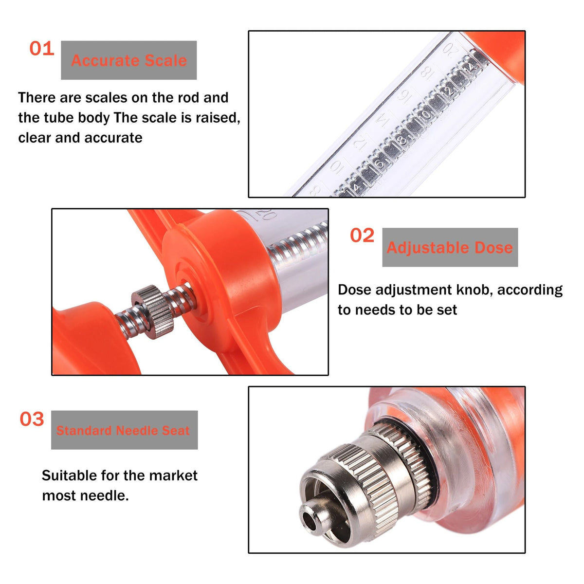 10/20ml Parrot Feeding Syringe Set With Straight Tube Easy To Clean Bird Feeder Chick Syringe Bird Feeder Pet Feeding Supplies