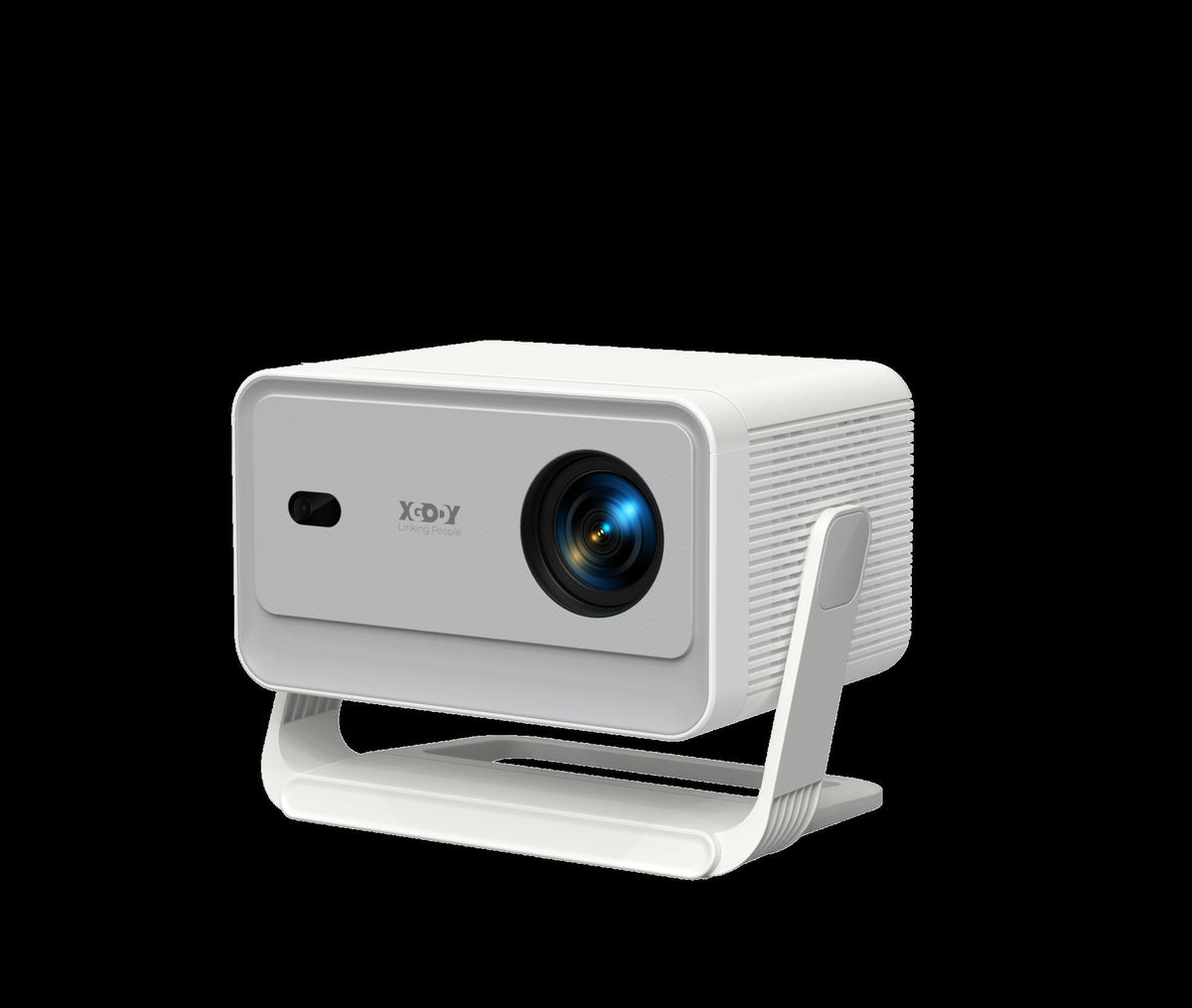XGODY Projector N6 Pro Netflix Officially 4K Voice Control Smart Android TV Whale OS 32GB ROM for Outdoor Movie Home Theater