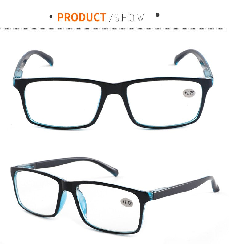 Reading Glasses for Men Women Sports Anti-blue Light Reading Eyewear Black Red Presbyopia Eyeglasses +100 to+400 glasses