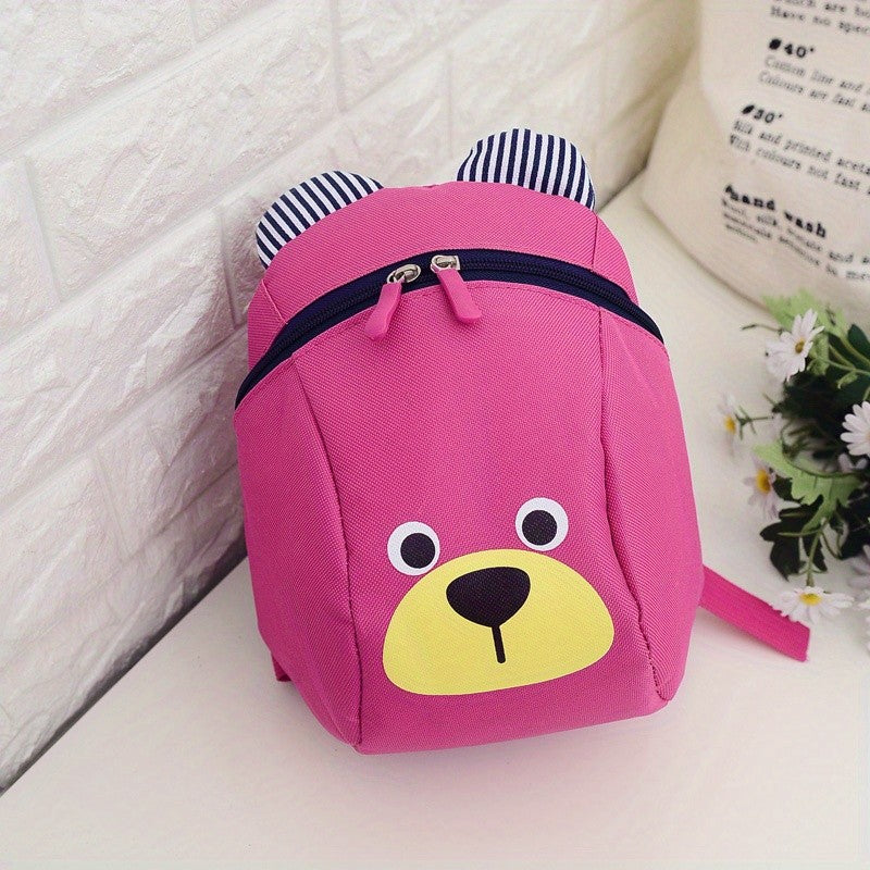 Bear 1-3 Years Old Anti-lost Schoolbag Piggy Cartoon Boys and Girls Kindergarten Primary and Secondary School Backpack