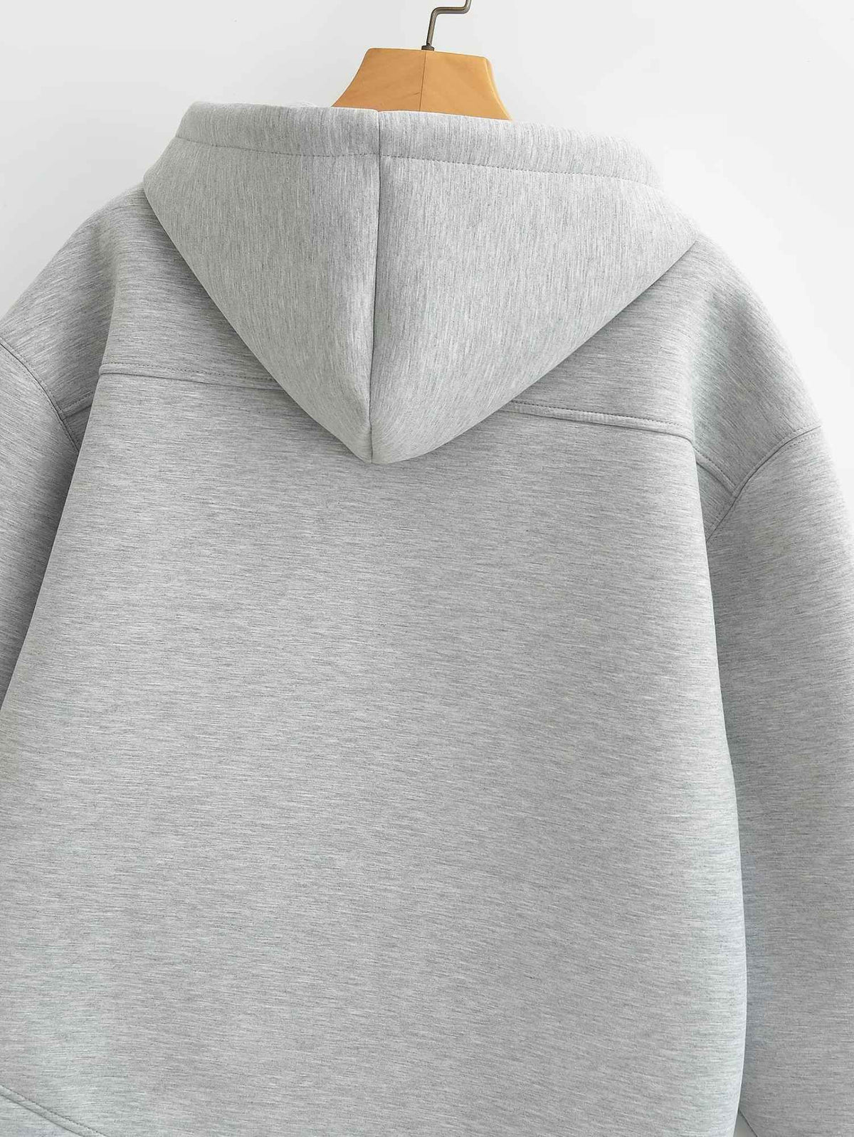 HH Autumn Winter Women's Zipper Hoodie Coat High Street Double Pockets Oversize Jakcet Loose Sweatshirts Outerwear Top