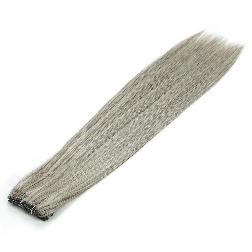 Alibaby Straight Hair Bundles Extensions Smooth Ombre Hair Weaving 26Inch Long Synthetic Straight Hair Bundles Full to End 150g