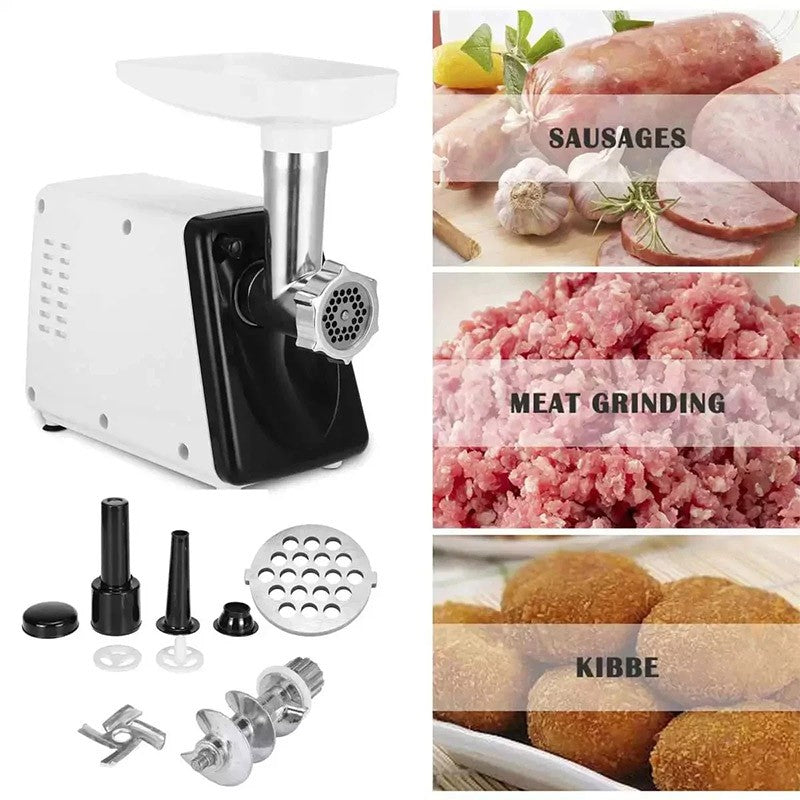 2500W Stainless Steel Kitchen Meat Grinders Business Home Dumpling Stuffing Vegetable Crusher Meat Mincer Stuffing Machine