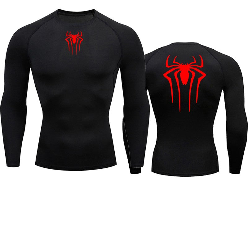 Sun Protection Sports Second Skin Running T-Shirt Men's Fitness Rashgarda MMA Long Sleeves Compression Shirt Workout Clothing
