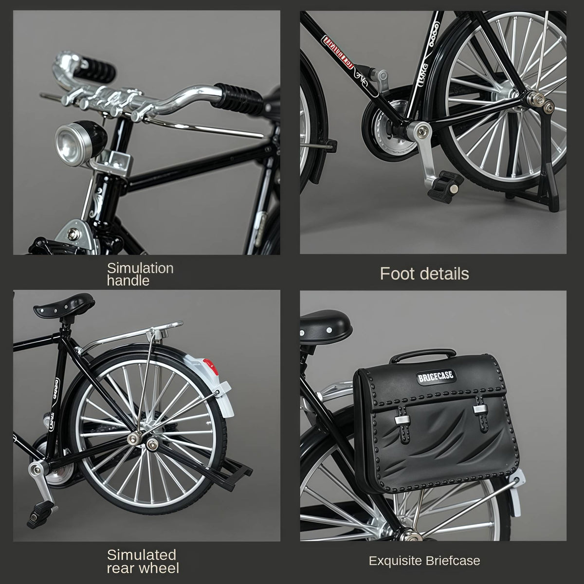 Adult Fun Toy Decoration, 10 Decorations Bicycle assembly bicycle model