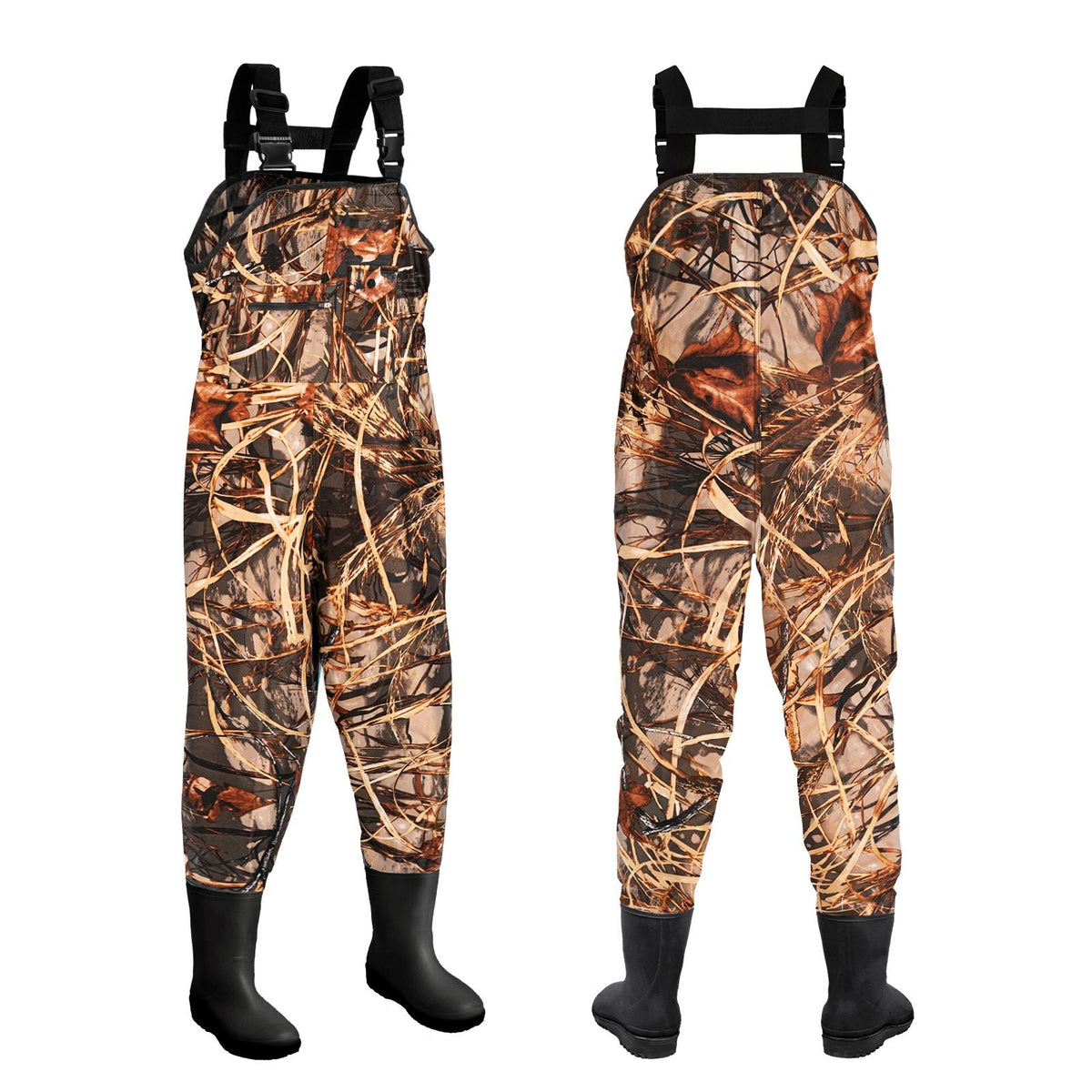Chest Waders for Kids Youth Fishing Waders Waterproof Hunting Waders with Boots Nylon Waders for Toddler Children