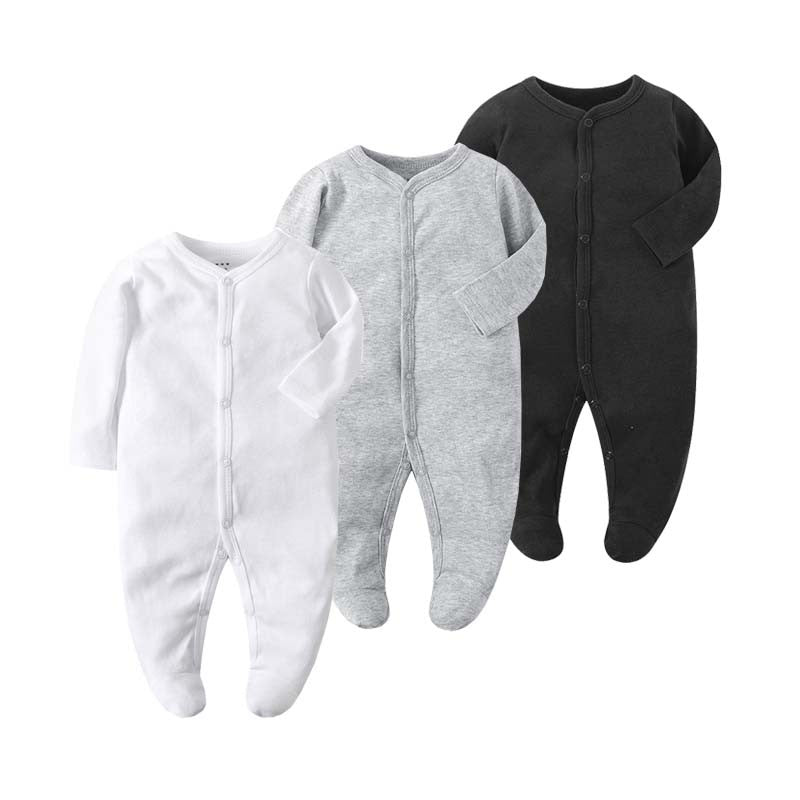 Spring and Autumn 0-12 months Baby Boys Girls Bodysuit Long Sleeve 100% Cotton Baby Clothes Newborn body bebe Jumpsuit Clothing